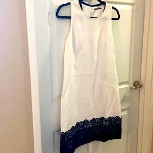 Elie Tahari white/black dress